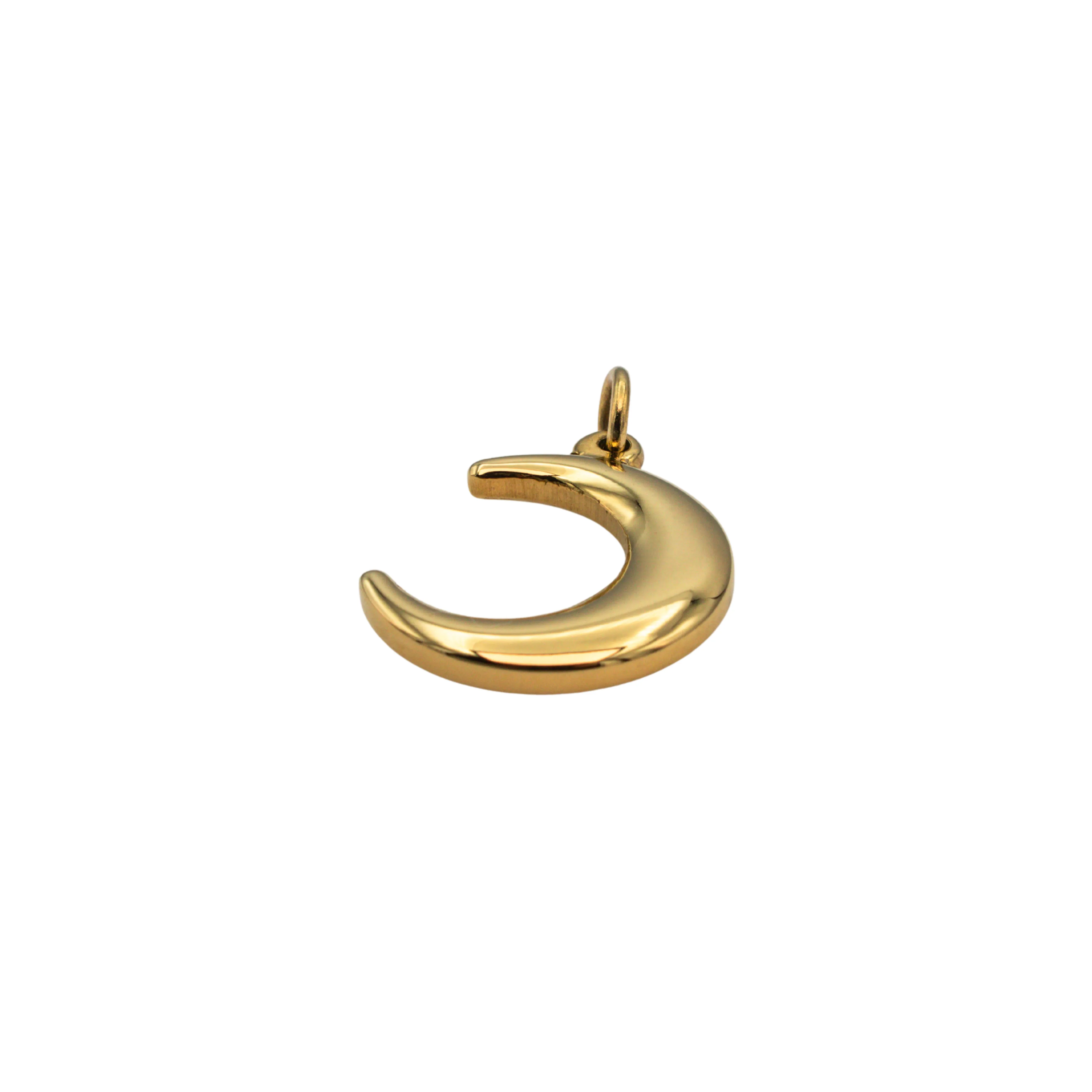 Large Crescent Moon Charm