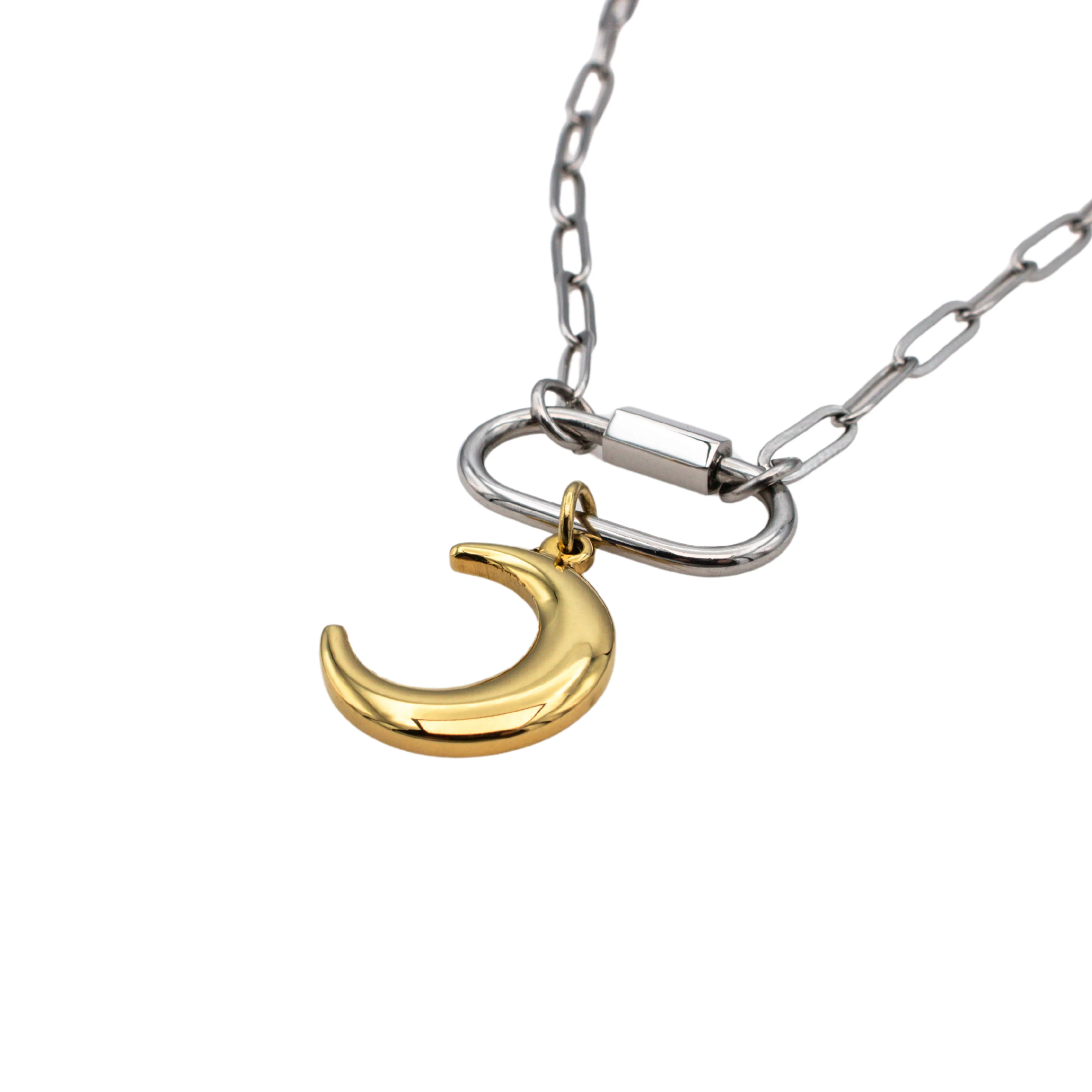 Large Crescent Moon Charm