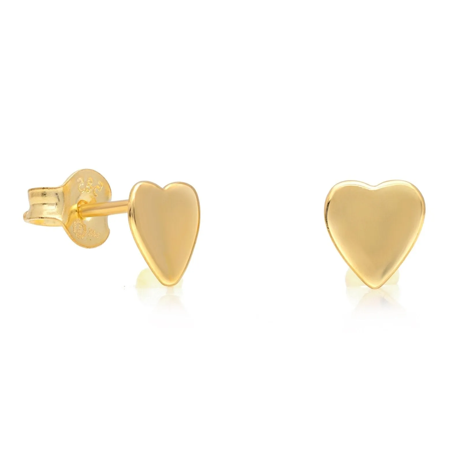 Large Heart Studs