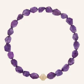 Large Nancy Amethyst Necklace