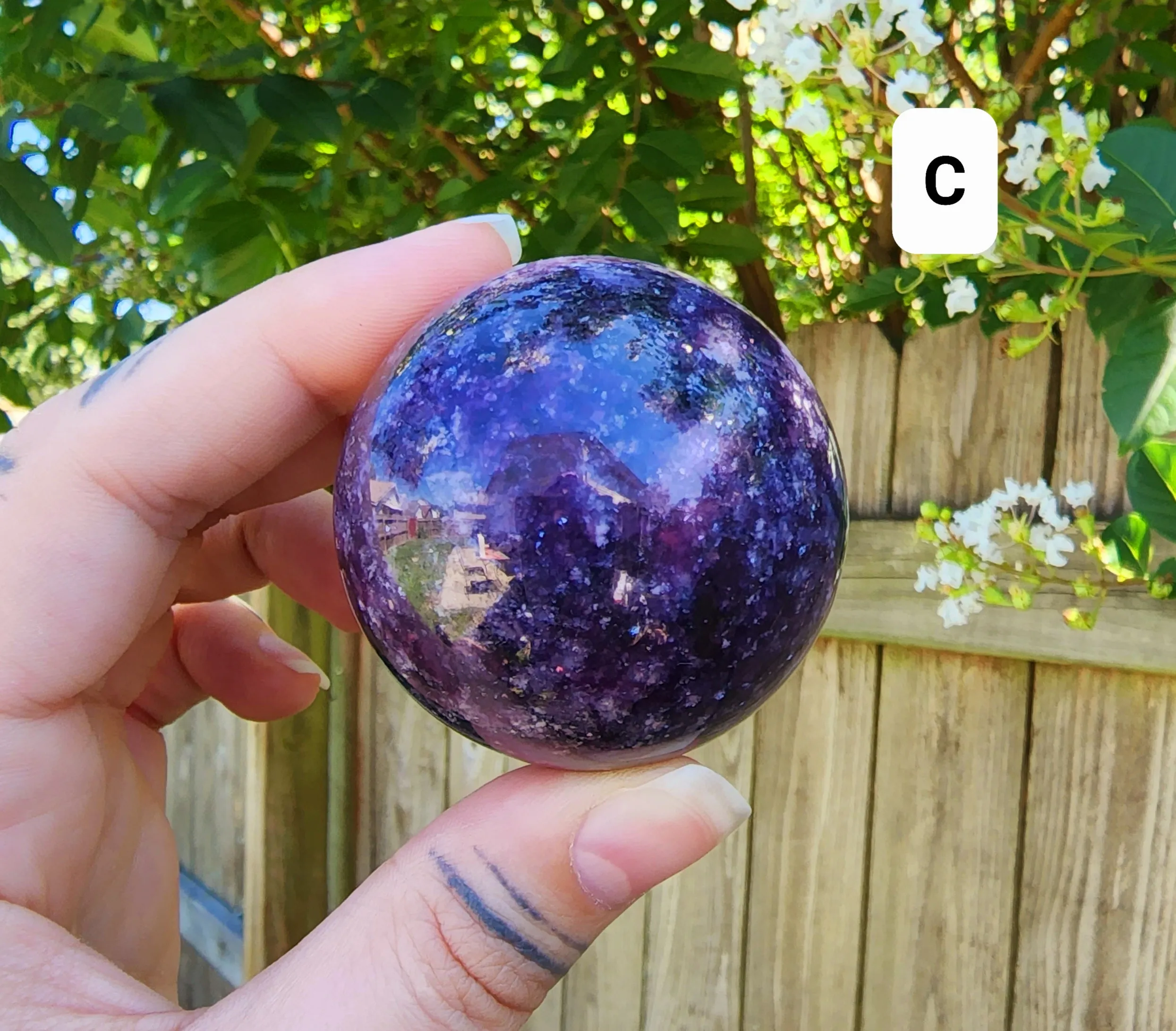 Lepidolite Spheres (Large)