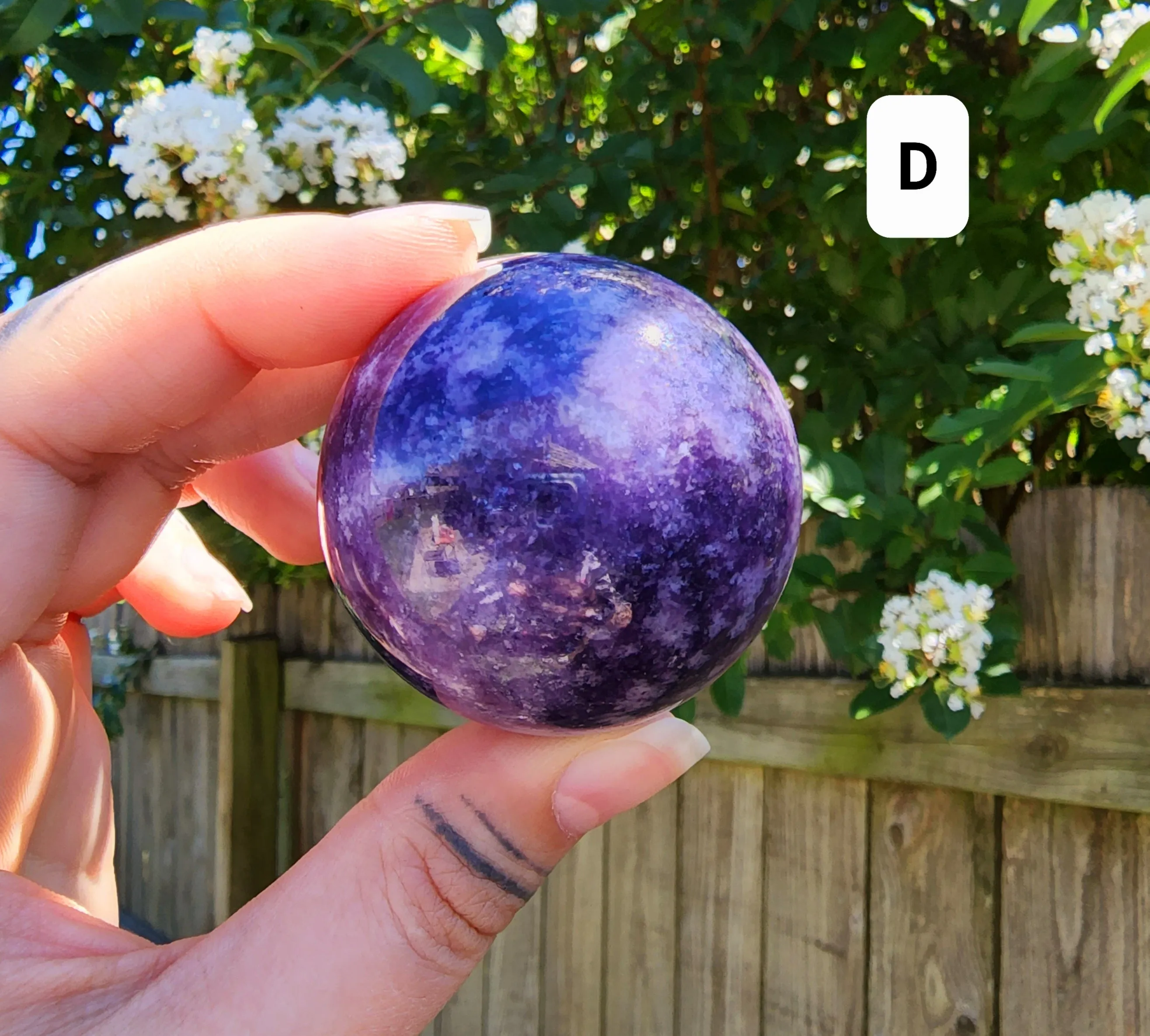 Lepidolite Spheres (Large)