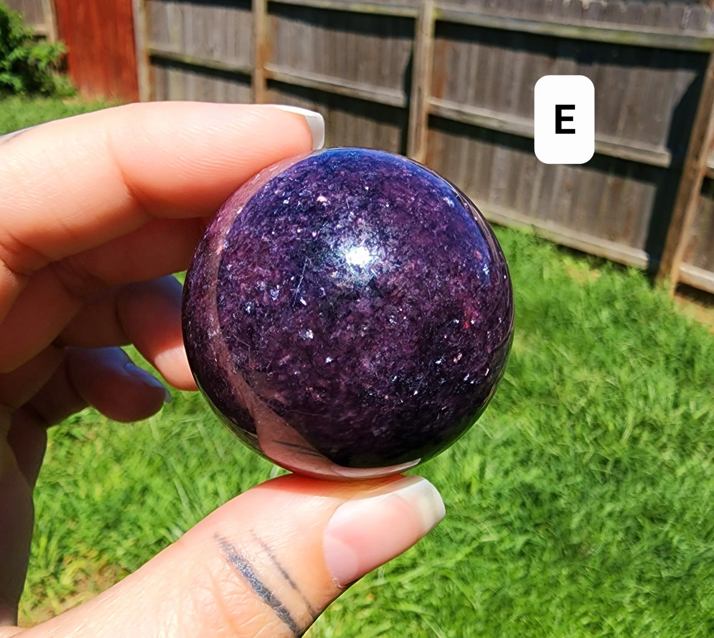 Lepidolite Spheres (Large)