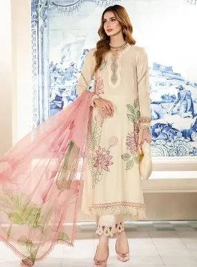 M Prints By Maria B Eid Embroidered Lawn 3 Piece Unstitched Suit MB24E2 1A