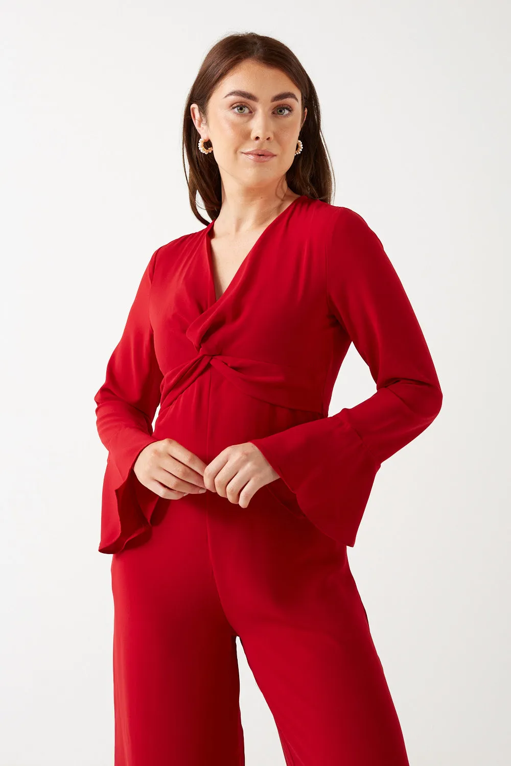 Marc Angelo Hannah Bell Sleeves Jumpsuit