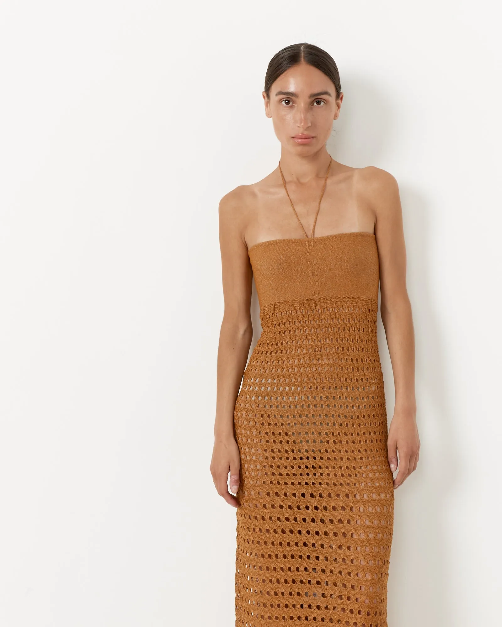 Marula Dress in Ochre