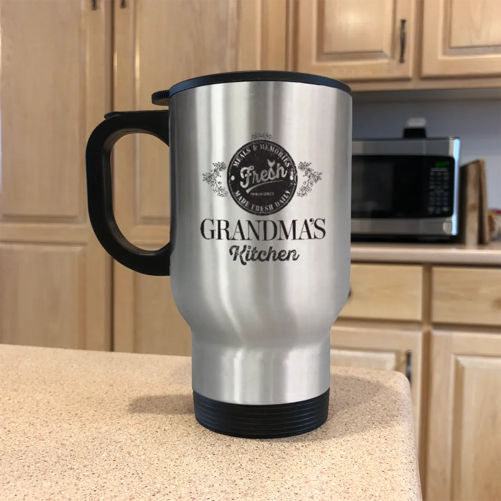 Meals & Memories Personalized Metal Coffee and Tea Travel Mug