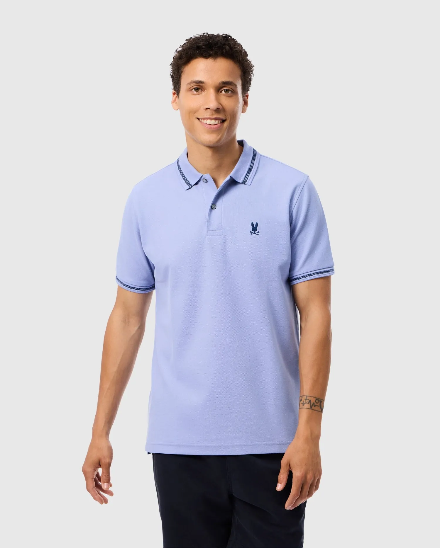 MENS RIVIERA PIQUE POLO SHIRT - B6K640C200