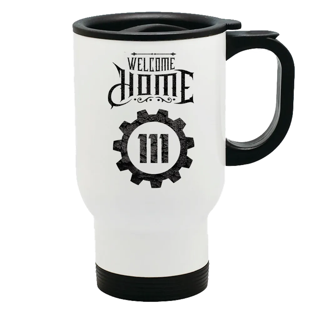 Metal Coffee and Tea Travel Mug Welcome Home