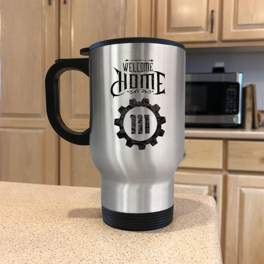 Metal Coffee and Tea Travel Mug Welcome Home