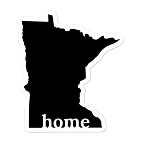 Minnesota Home Vinyl Laptop Sticker