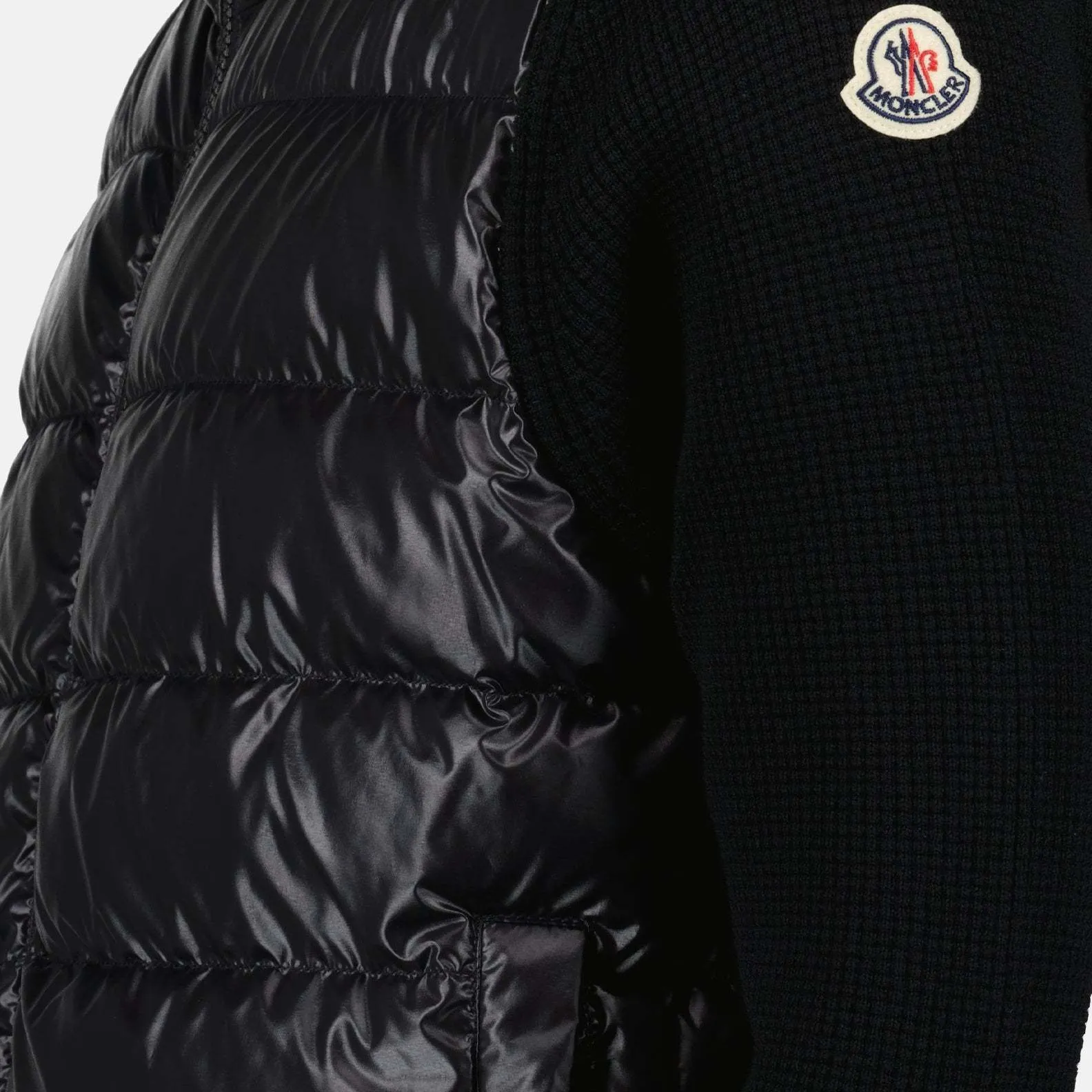 MONCLER  |Wool Blended Fabrics Street Style Logos on the Sleeves Logo