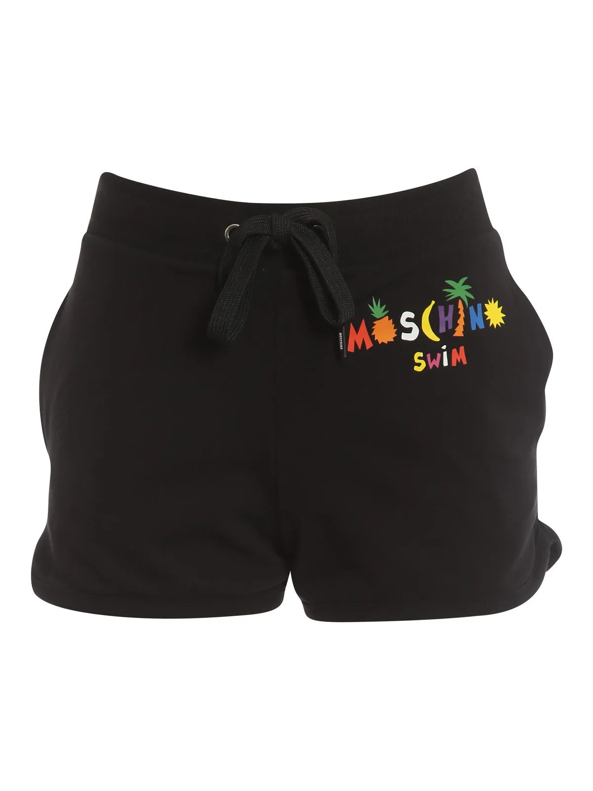 Moschino Logo Printed Drawstring Shorts