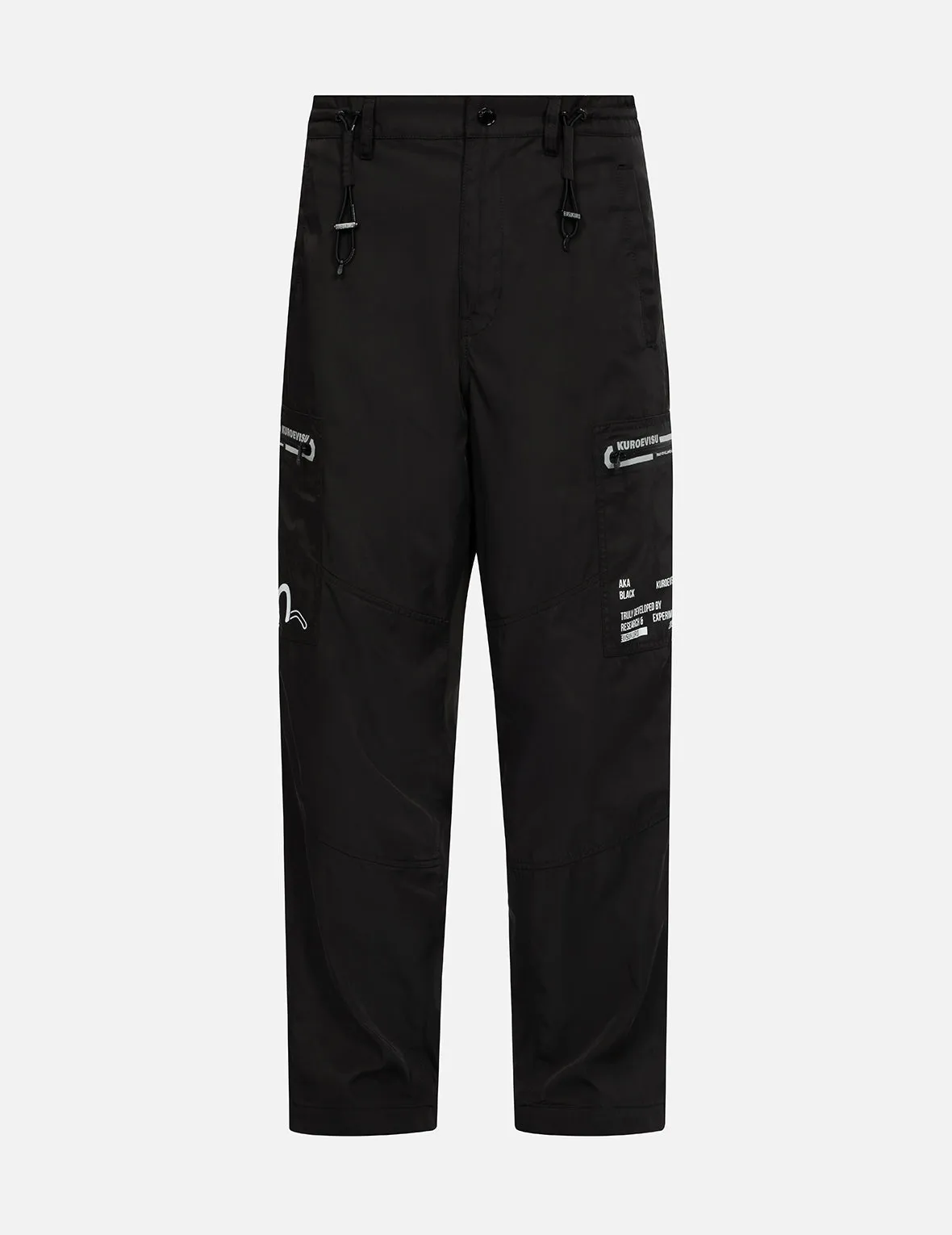 Multiple Reflective Zipper Regular Fit Pants