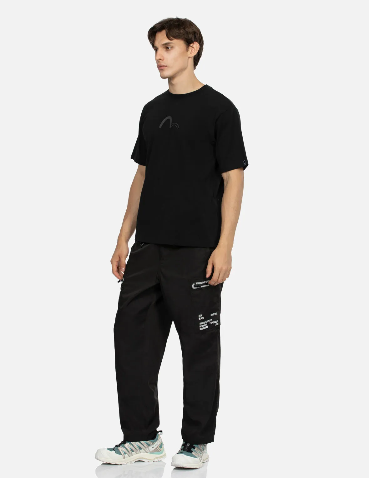 Multiple Reflective Zipper Regular Fit Pants