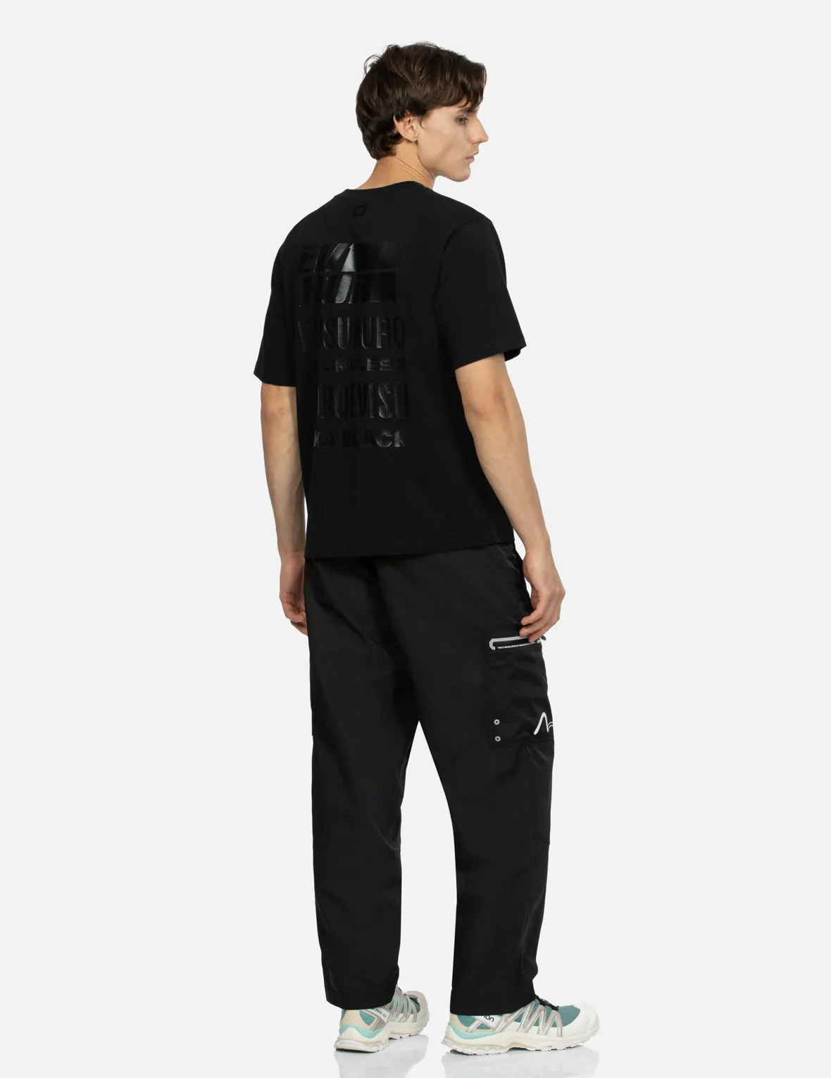 Multiple Reflective Zipper Regular Fit Pants