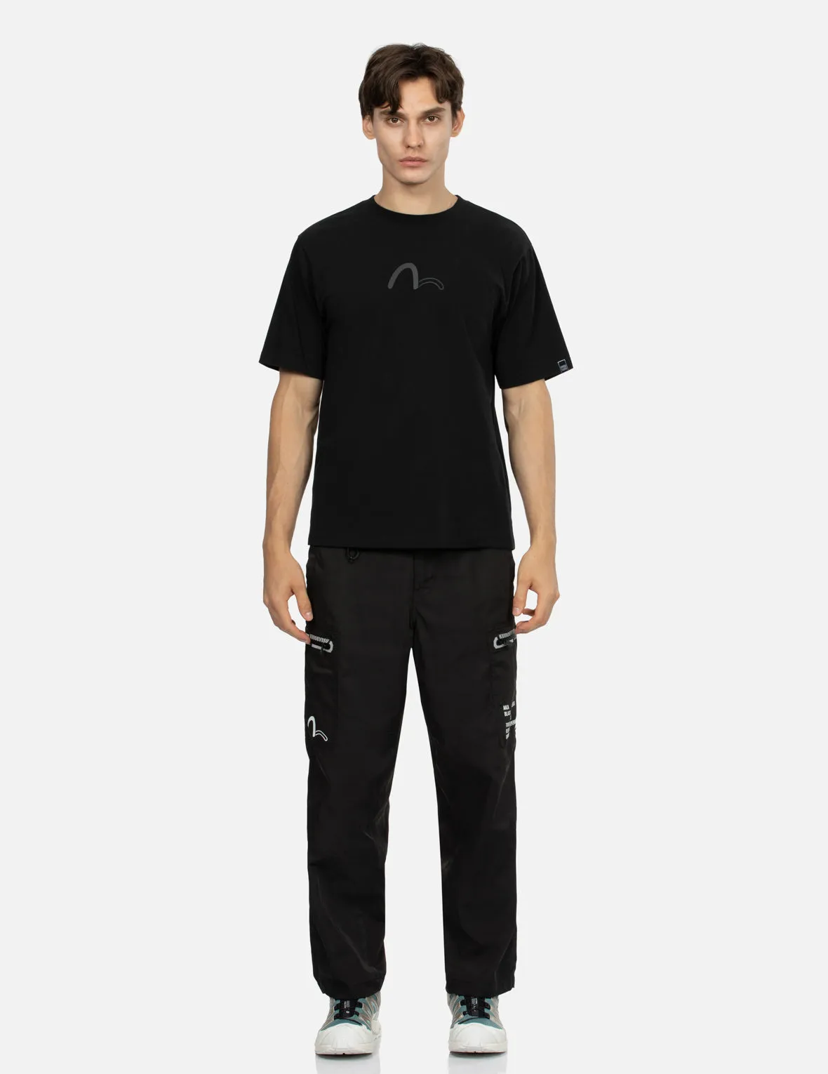 Multiple Reflective Zipper Regular Fit Pants