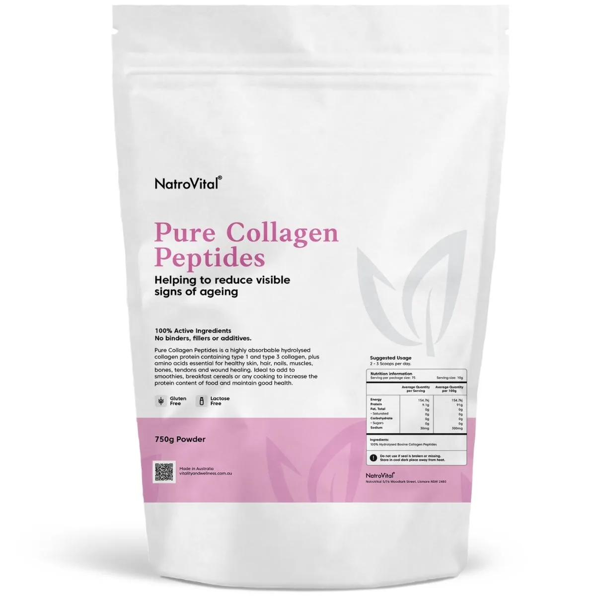 NatroVital Pure Collagen Peptides