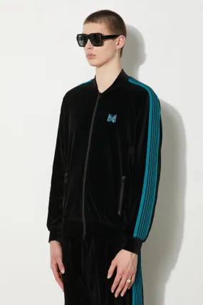 Needles sweatshirt RC Track Jacket men's black color OT233