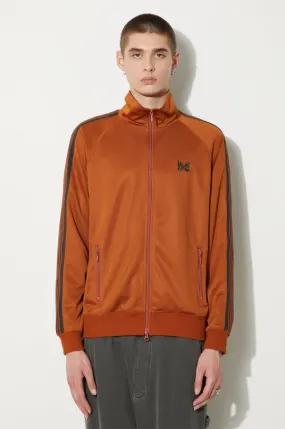 Needles sweatshirt Track Jacket men's orange color OT226