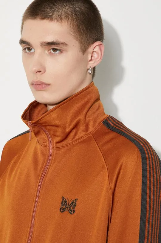 Needles sweatshirt Track Jacket men's orange color OT226