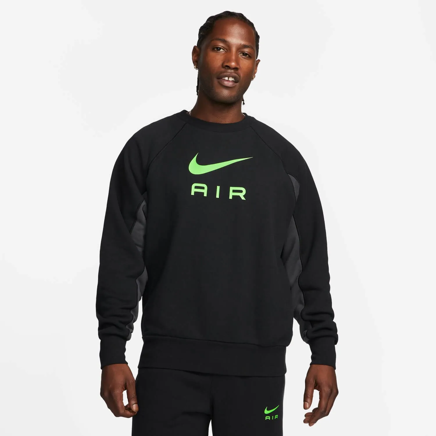 Nike Sportswear Air FT Crew Ghost Green