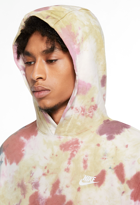 NIKE SPORTSWEAR TIE-DYE PULLOVER HOODIE