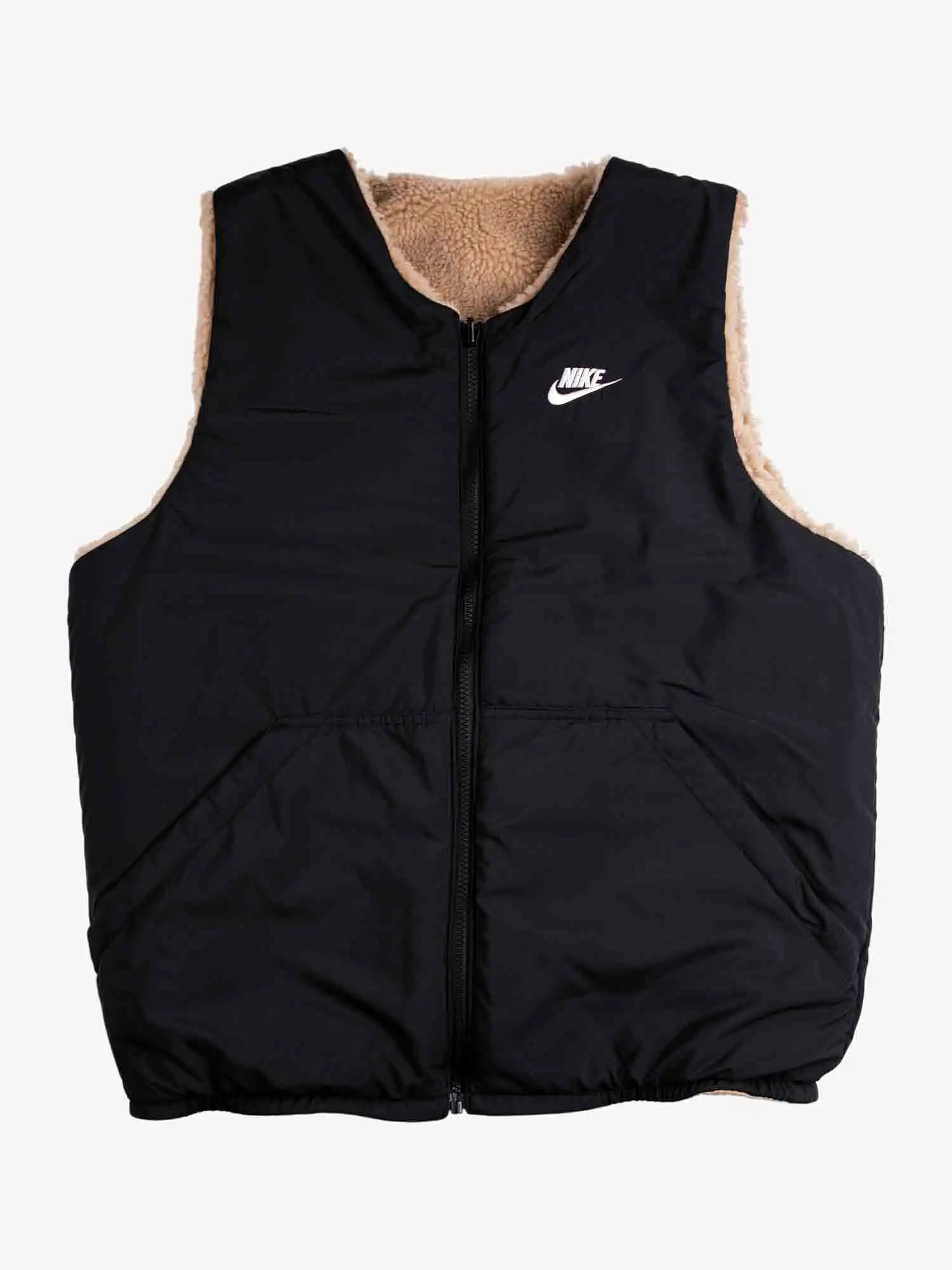 Nike Sportswear Winter Fleece Vest - Khaki / Black