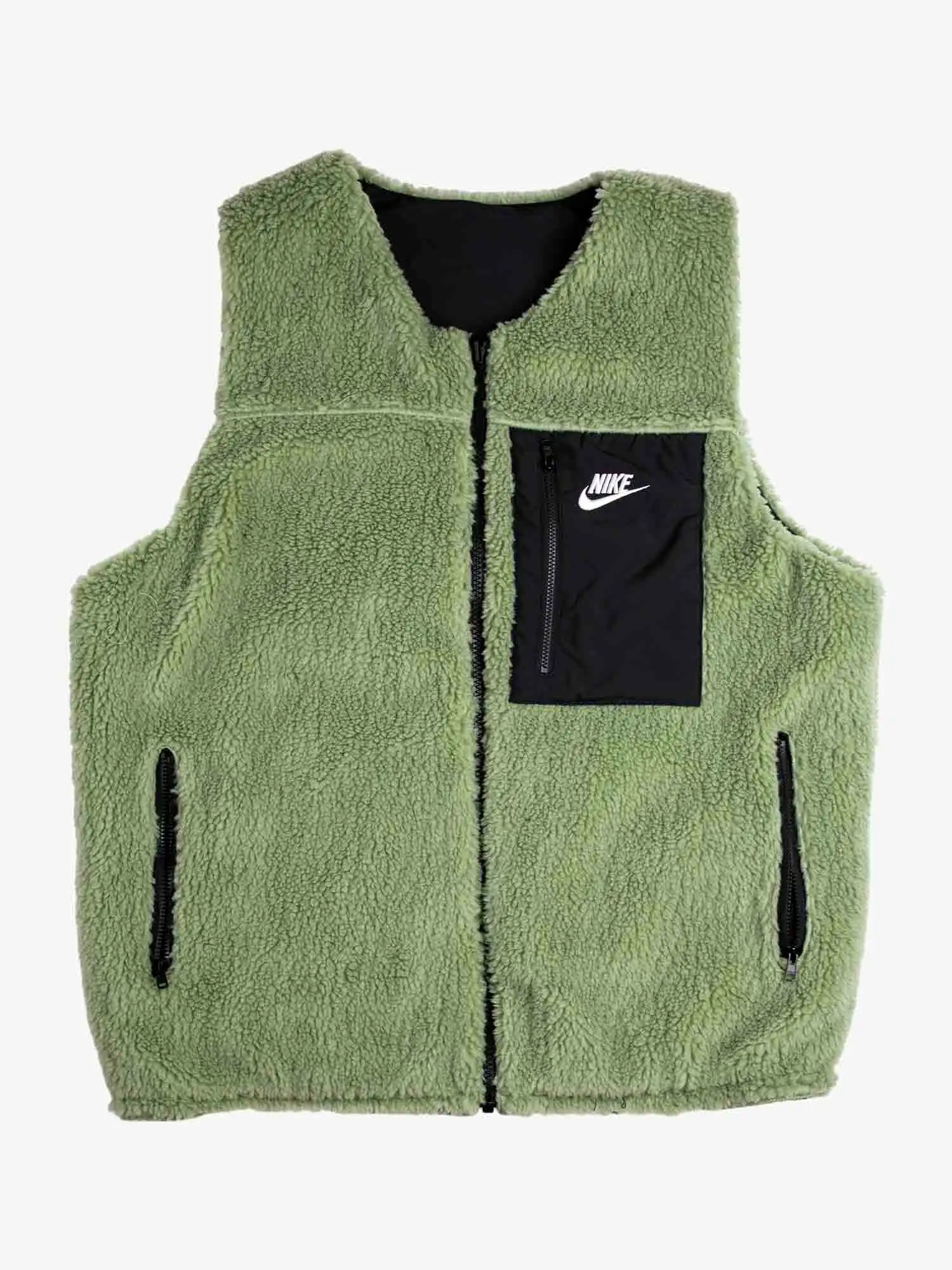 Nike Sportswear Winter Fleece Vest - Oil Green / Black