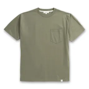 Norse Projects - Johannes Pocket T-Shirt in Sediment Green