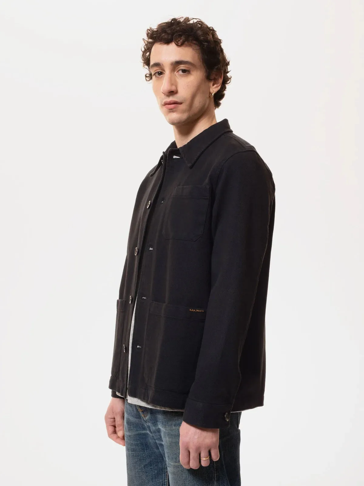 Nudie Barney Worker Jacket - Black