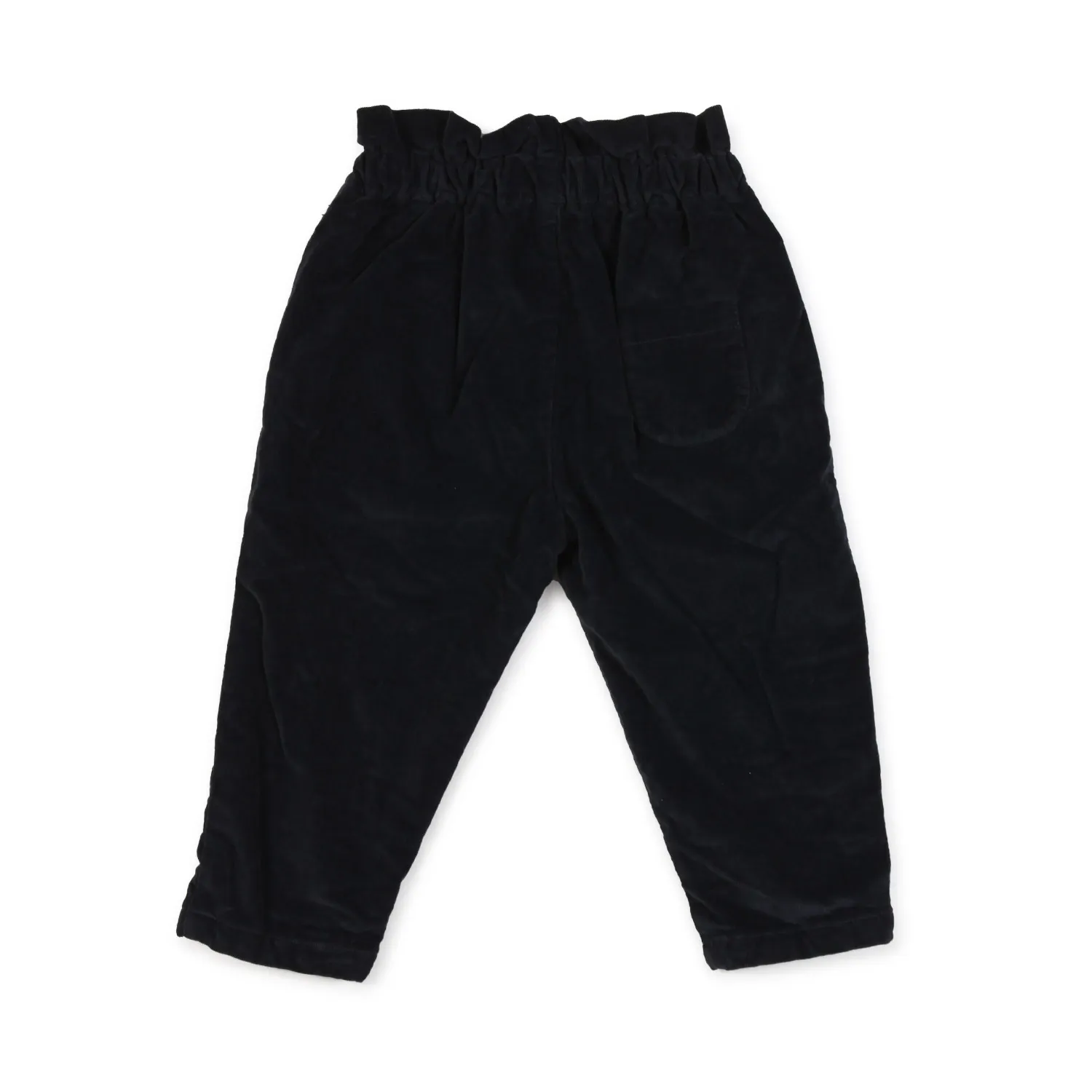 One More In The Family Navy Blue Marta Pants For Little Girls And Baby Girls