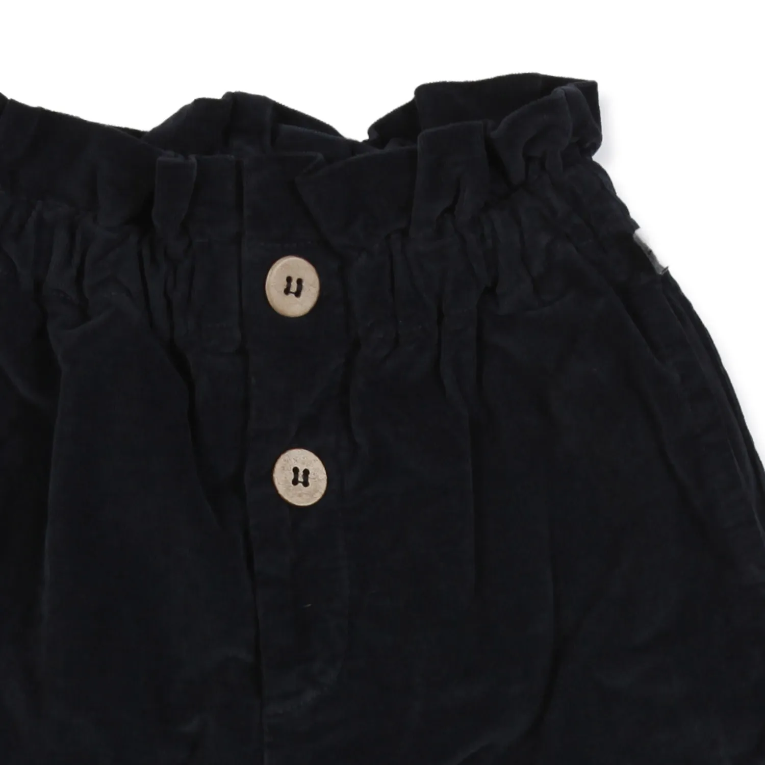 One More In The Family Navy Blue Marta Pants For Little Girls And Baby Girls