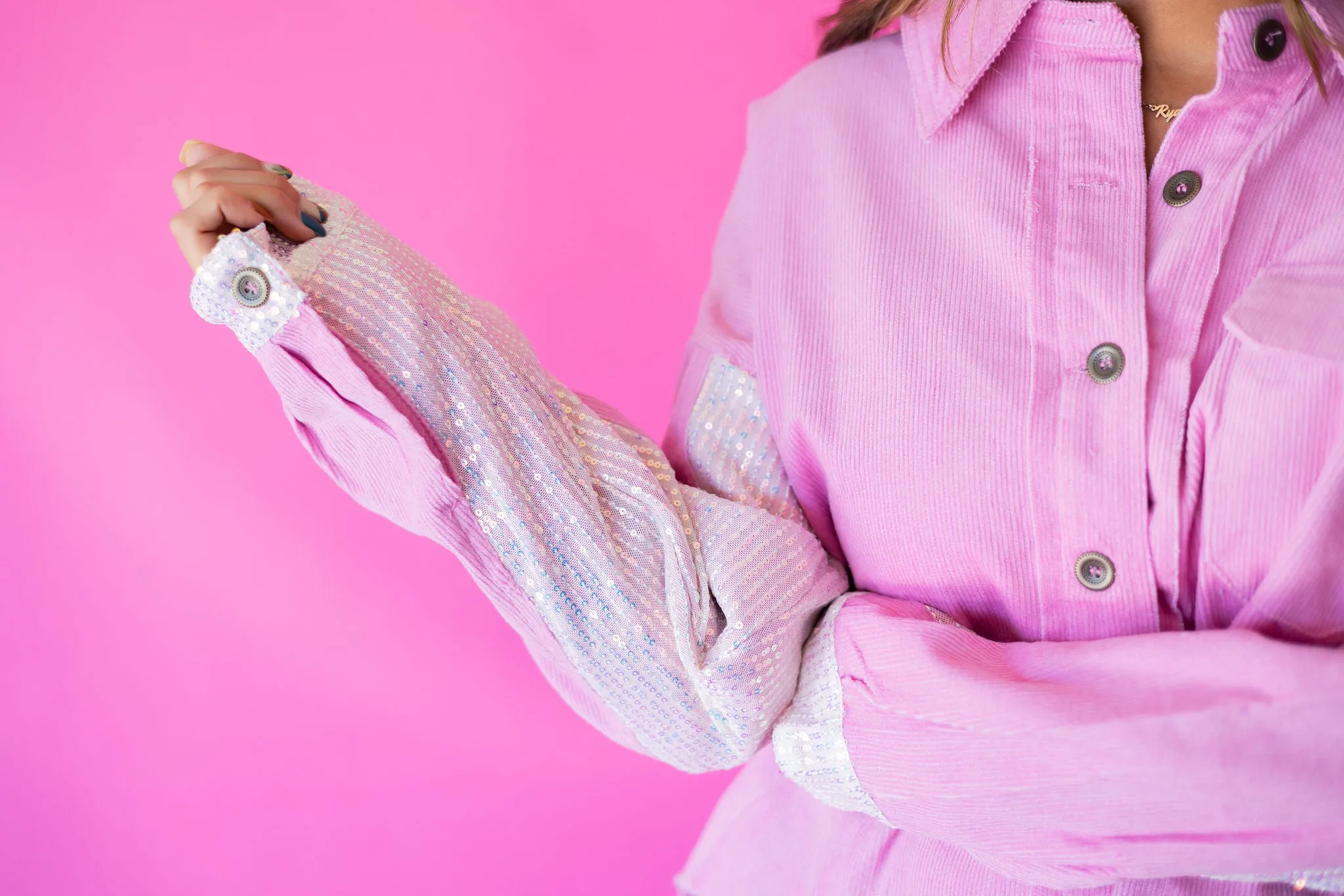 Perfectly Pink Corduroy Jacket