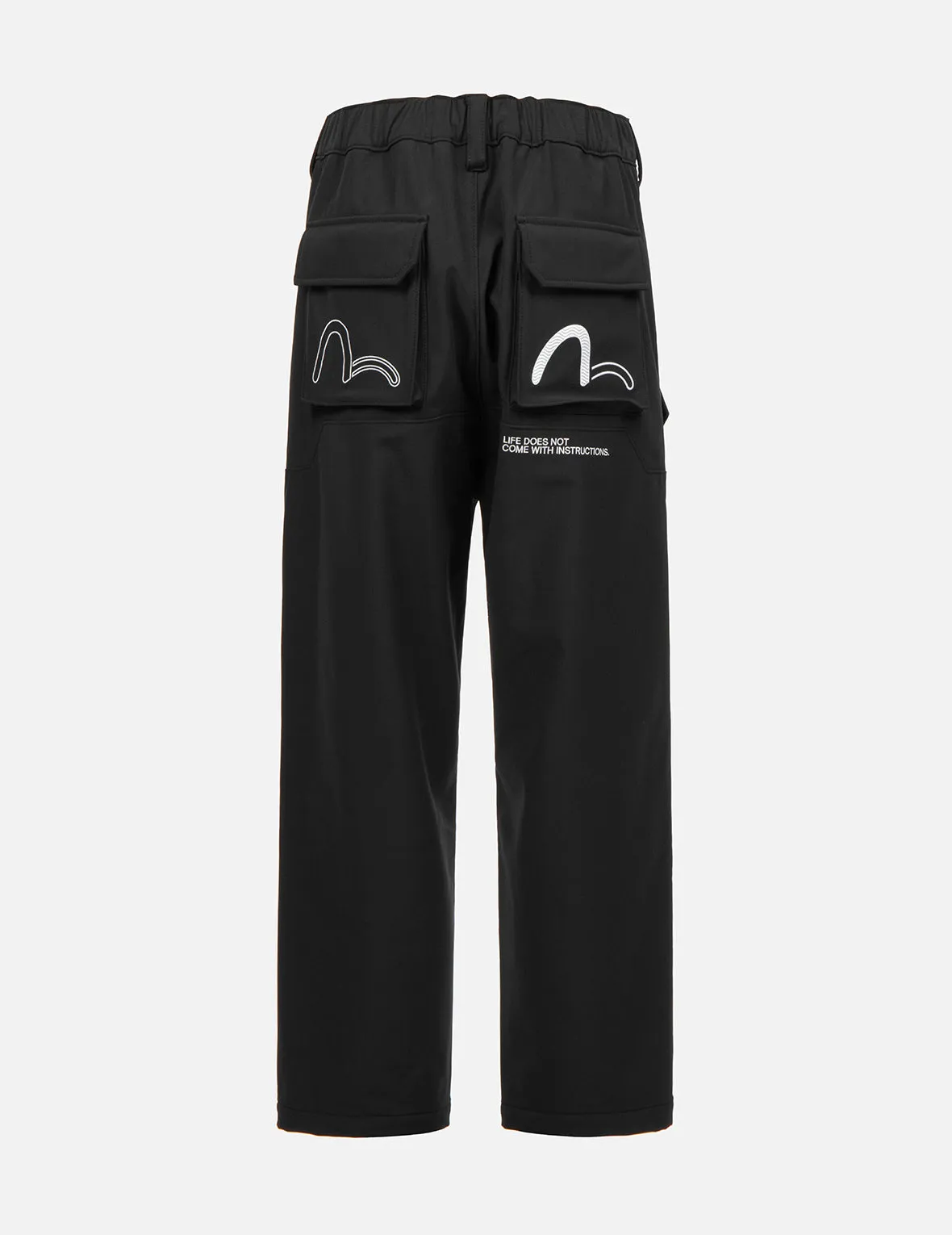 Pocket Patch Seagull Embroidered Pants