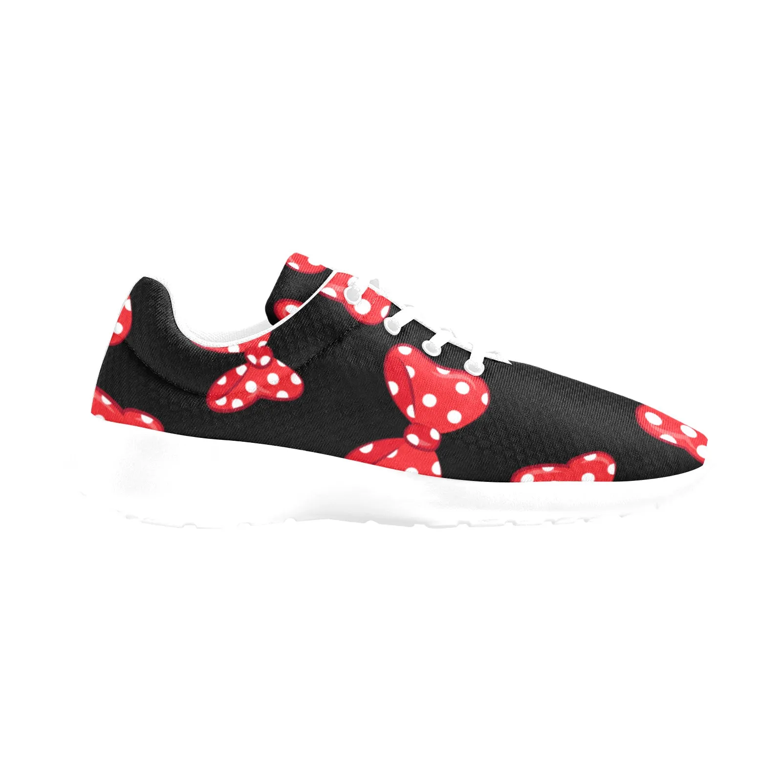 Polka Dot Bows Women's Athletic Shoes