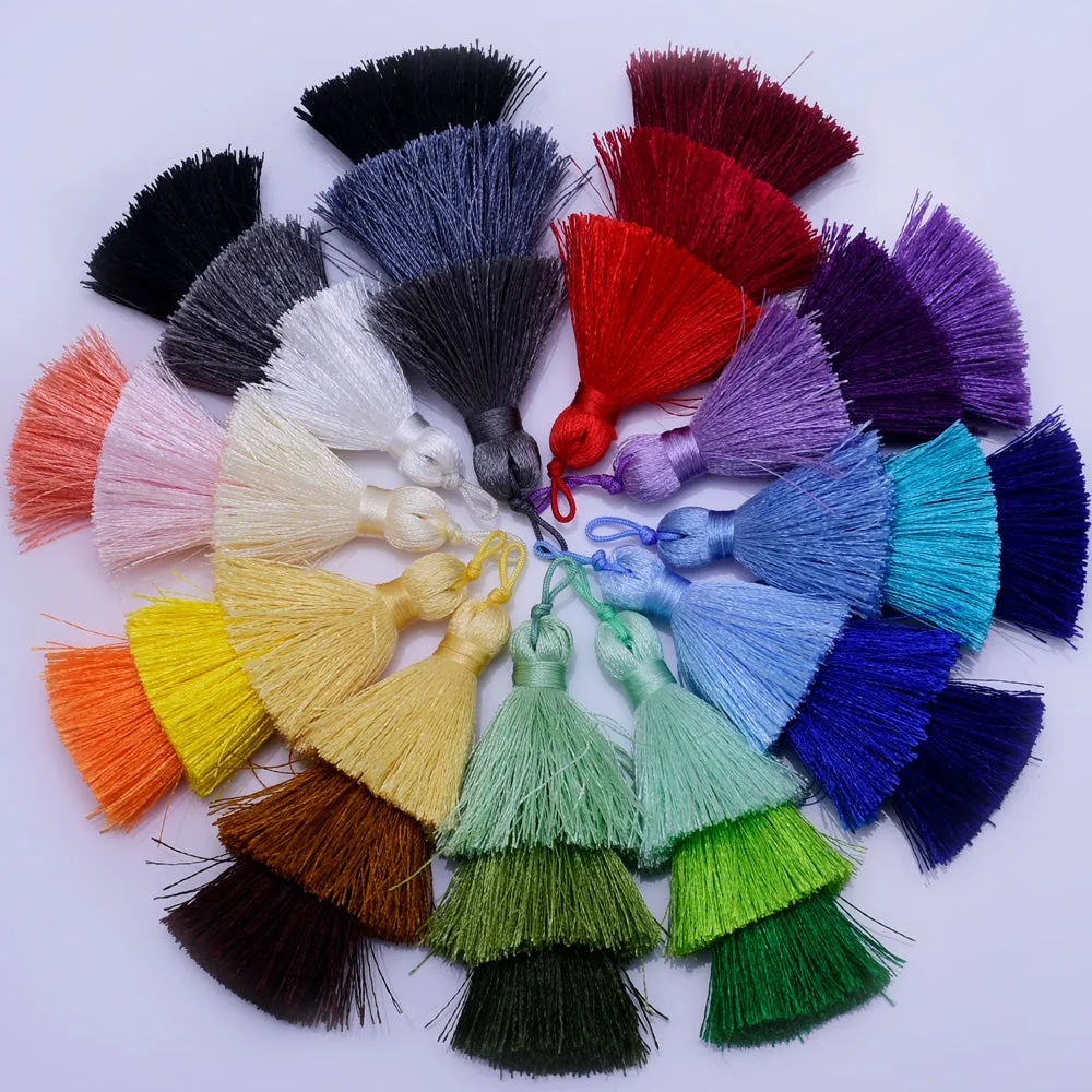 Polyester Tassels Light to Dark Tassels Tiered Tassels Bohemian Tassels Jewelry Tassels 2pc 10199754