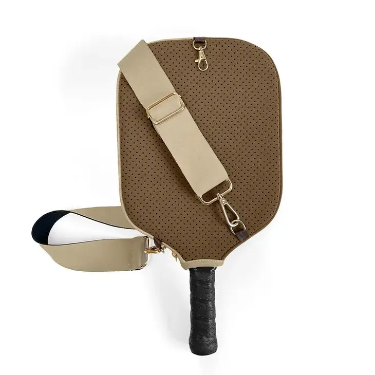 PREORDER: Pickleball Paddle Cover with Strap in Solid Colors