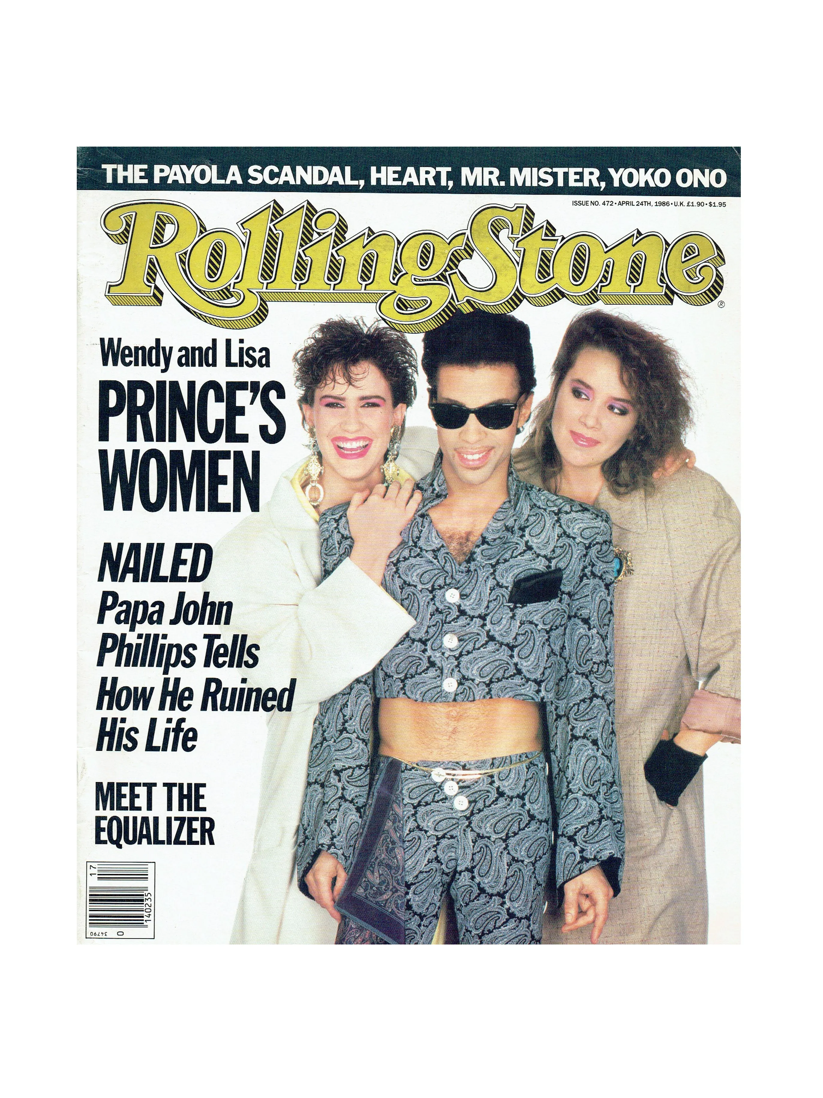 Prince – Rolling Stone Original Magazine April 24th 1986 Prince's Woman