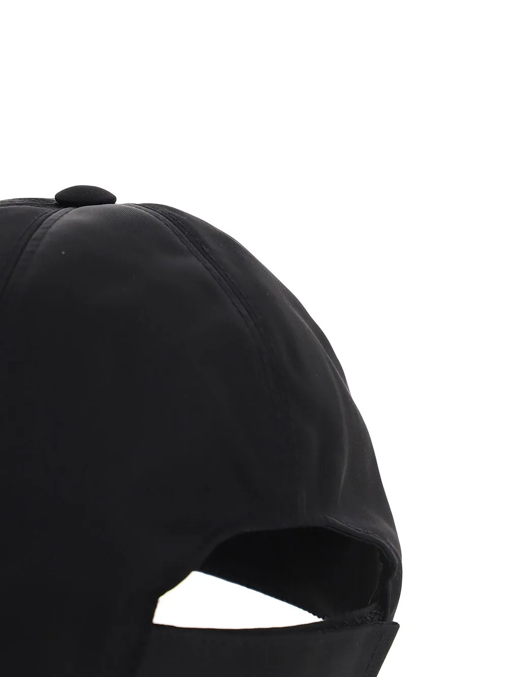 Re-Nylon Baseball Cap - Black