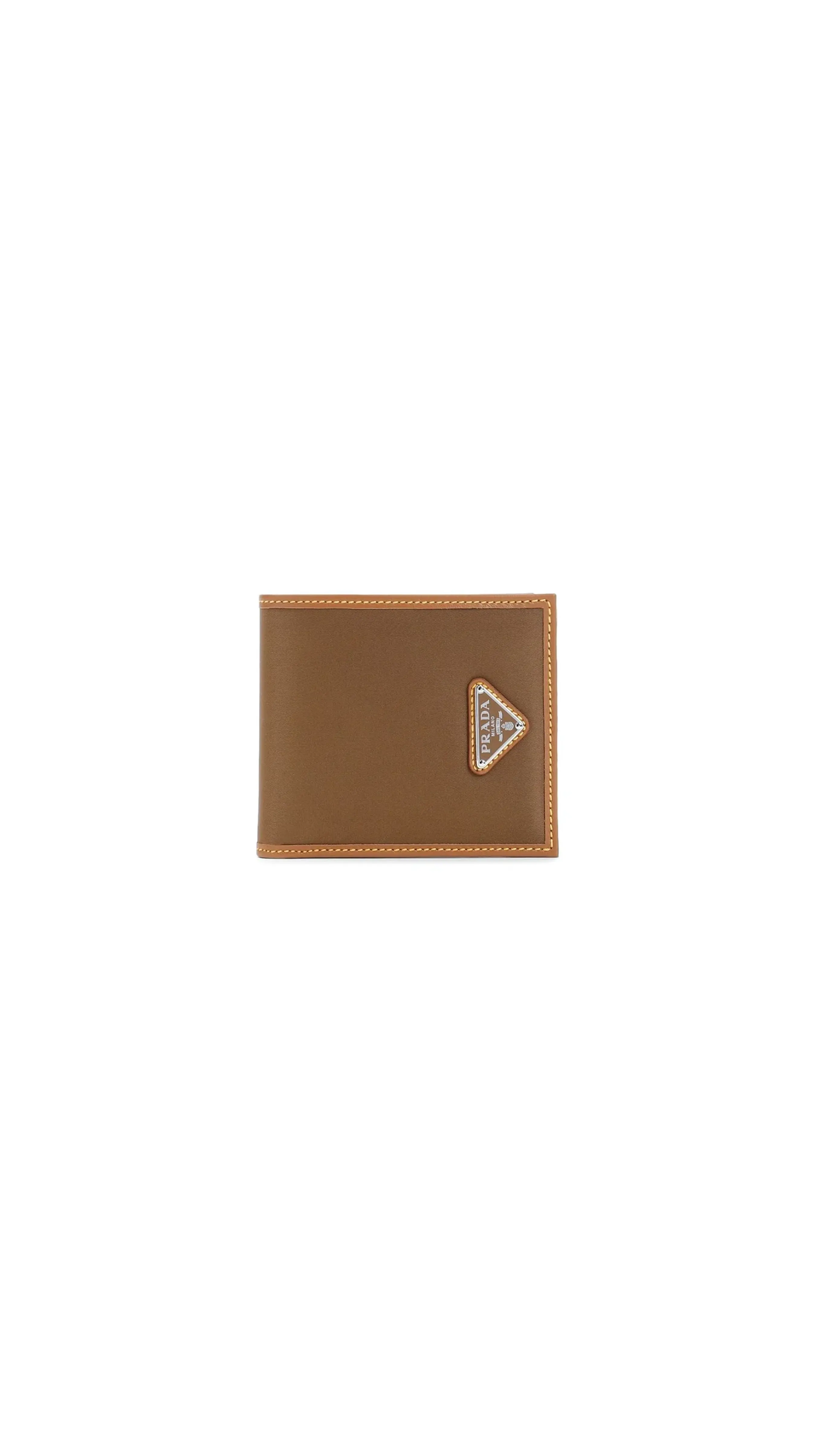 Re-Nylon Wallet - Beige