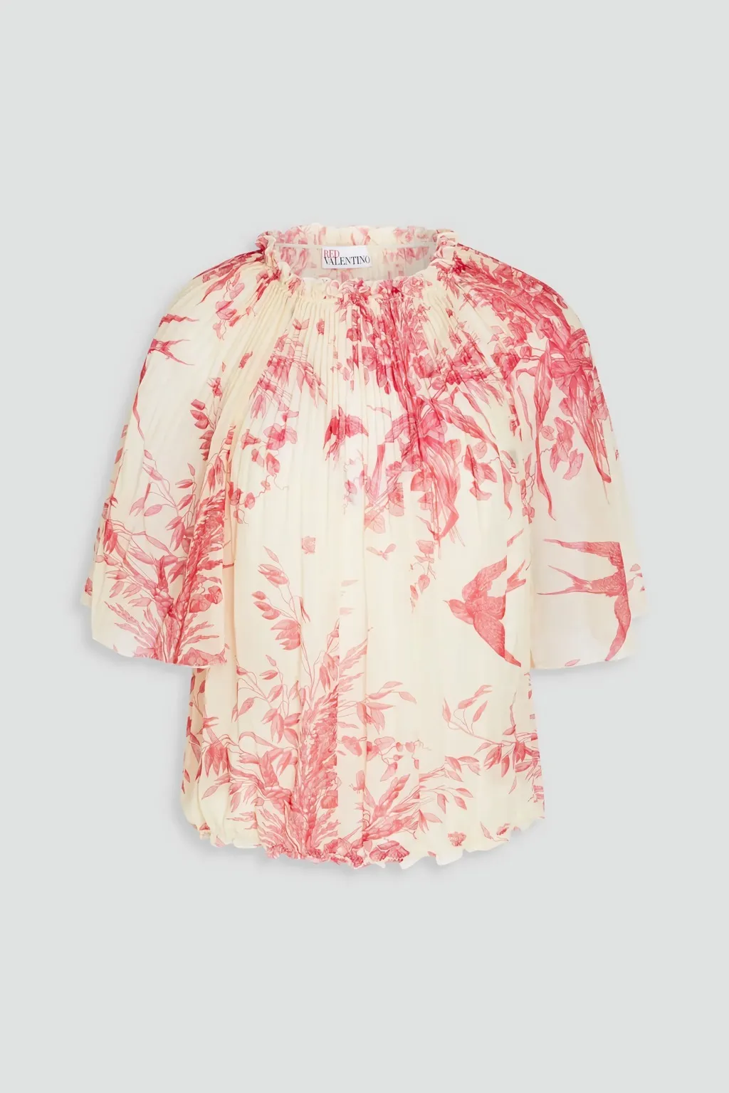 RED VALENTINO  |Short Sleeves Puff Sleeves Shirts & Blouses