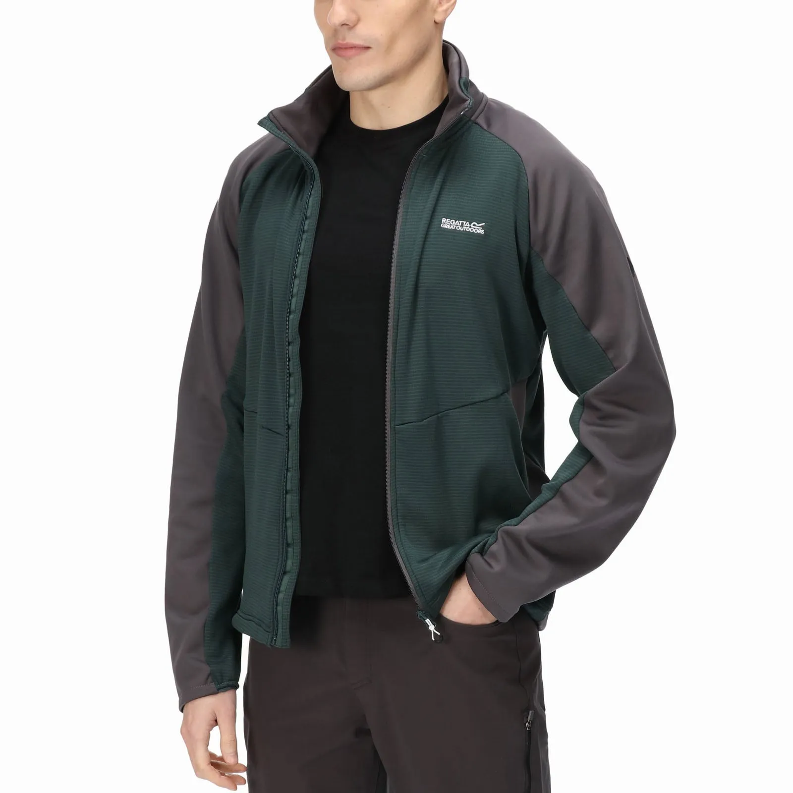 Regatta Mens Highton Full Zip Lightweight Fleece Jacket