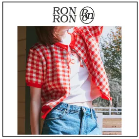 RONRON  |Short Sleeves Cardigans