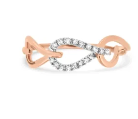 Rose Gold Diamond Fashion Ring