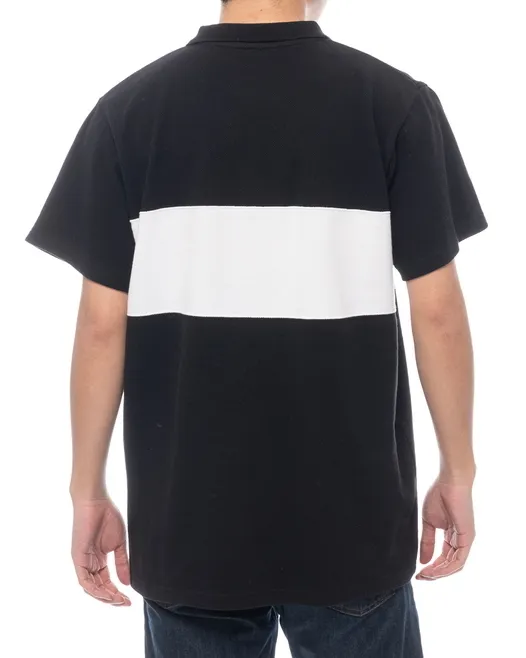 RVCA  |Plain Short Sleeves Logo Polos