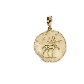 SAGITTARIUS-LARGE-COIN-CHARM