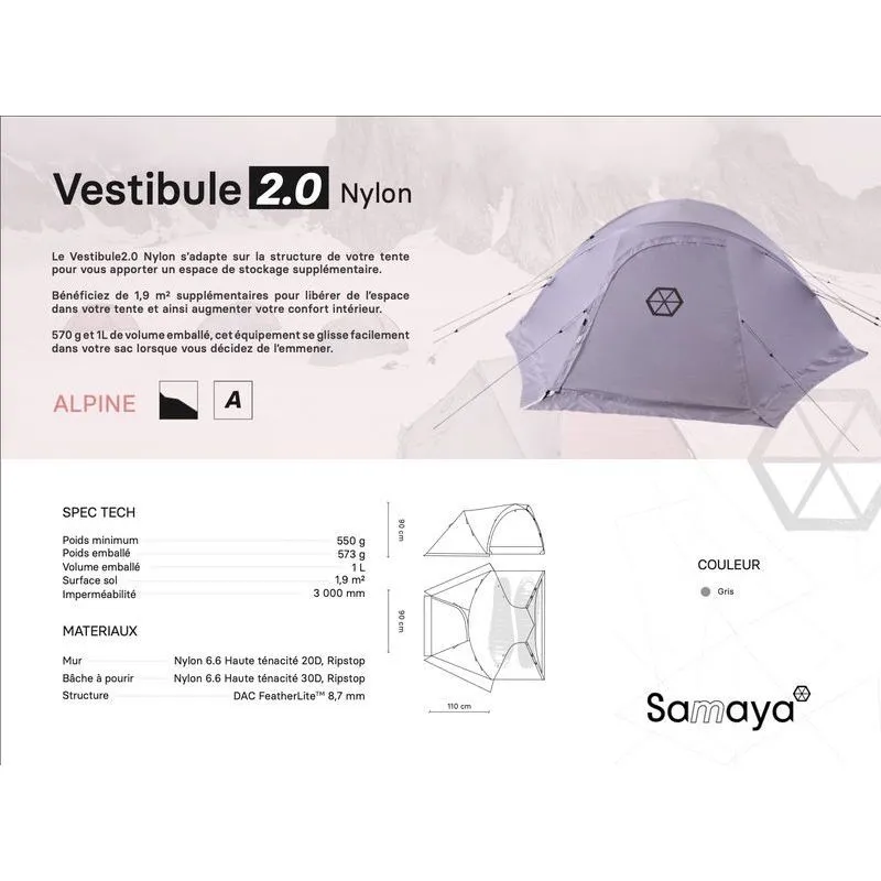 Samaya  Vestibule 2.0 Nylon