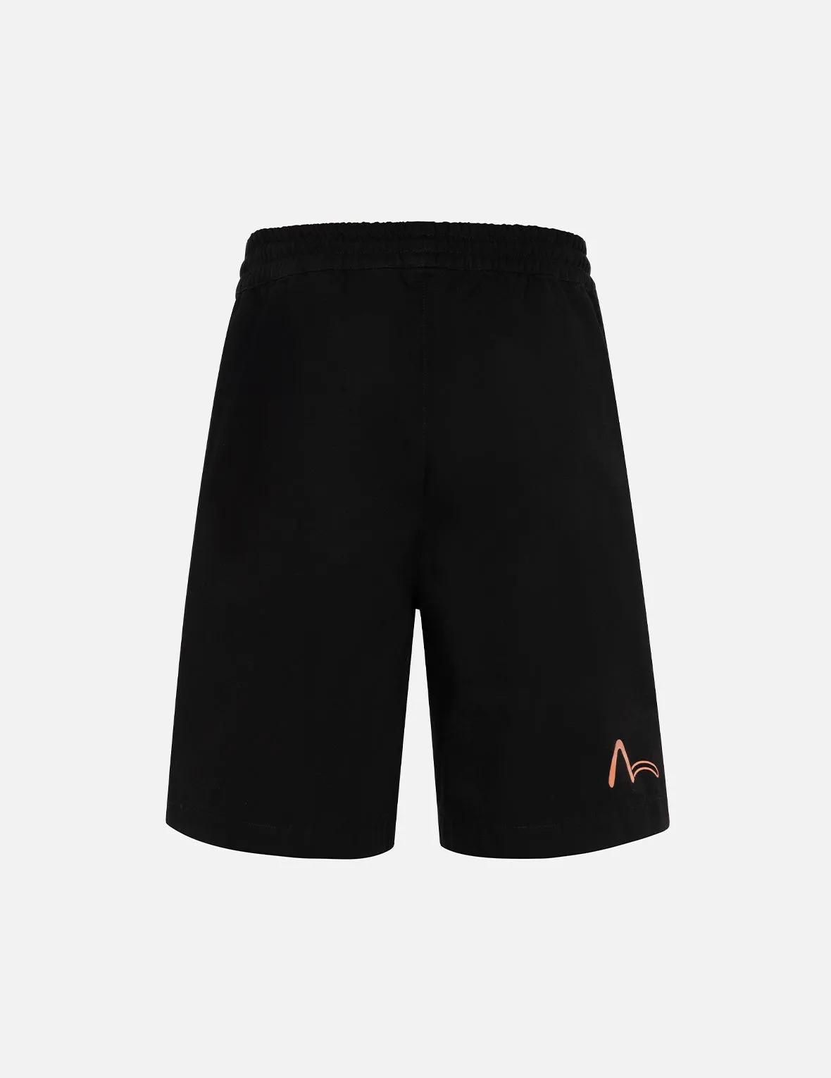 Seagull and Logo Print Relax Fit Panel Shorts