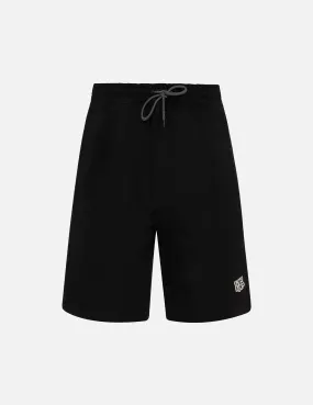 Seagull and Logo Print Relax Fit Panel Shorts